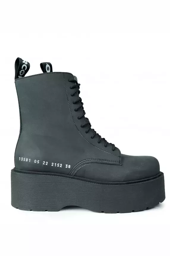 Altercore Boots Auren Nubuck Black