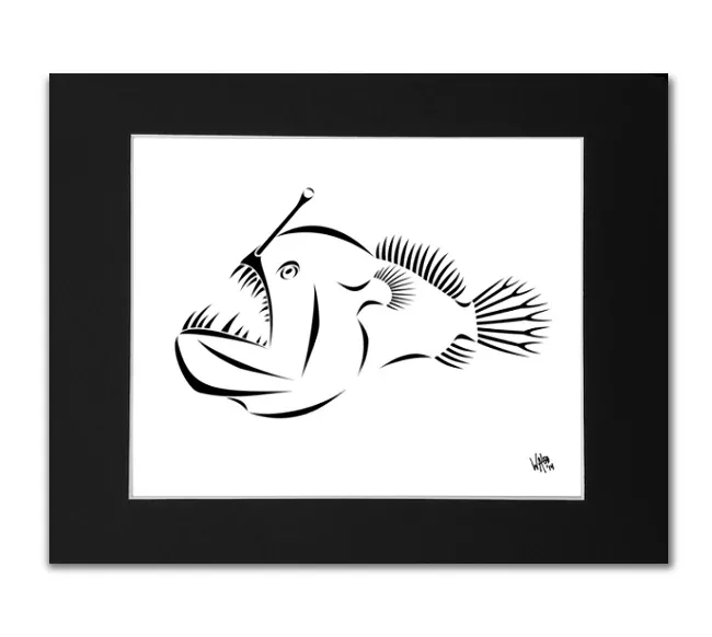 Anglerfish Art Print