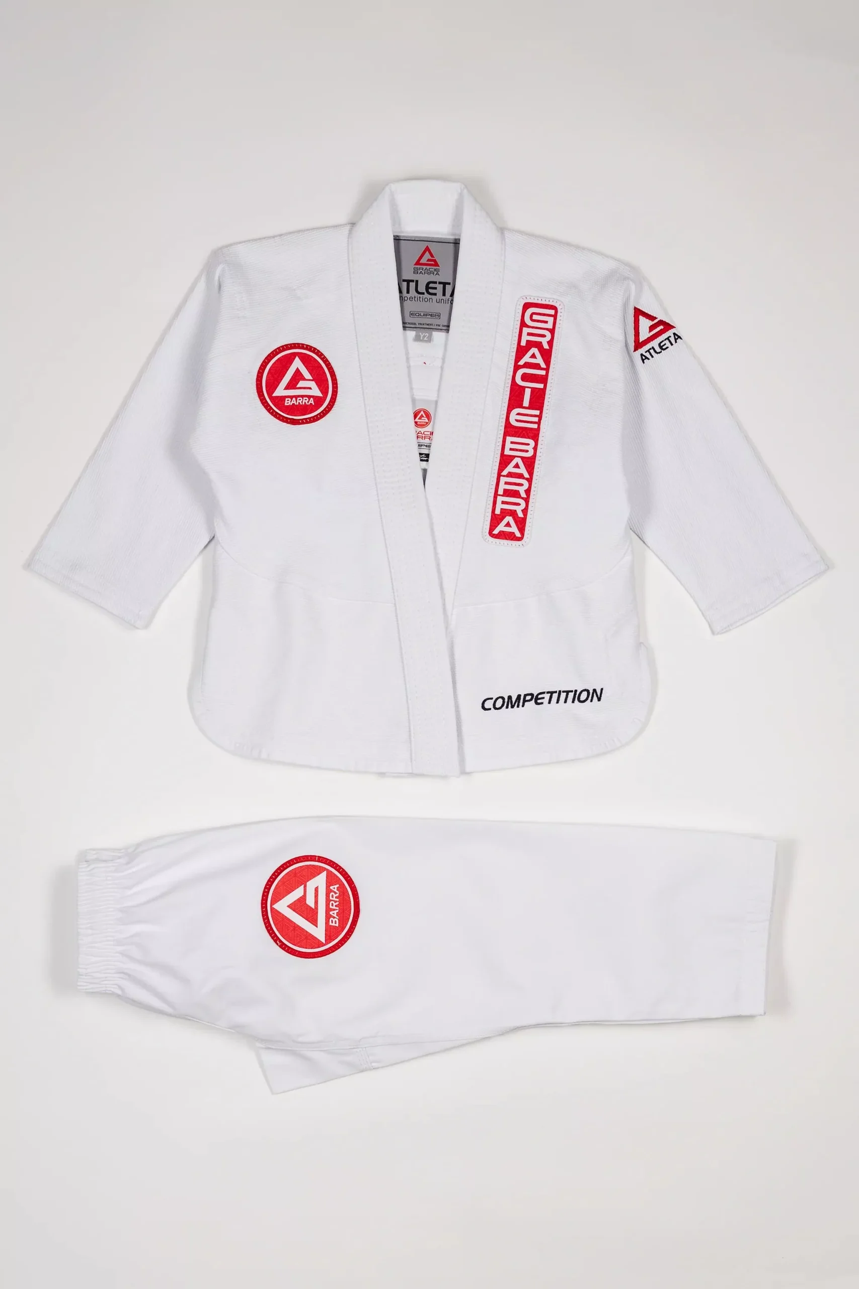 AtletaGB V4 Youth Kimono - White