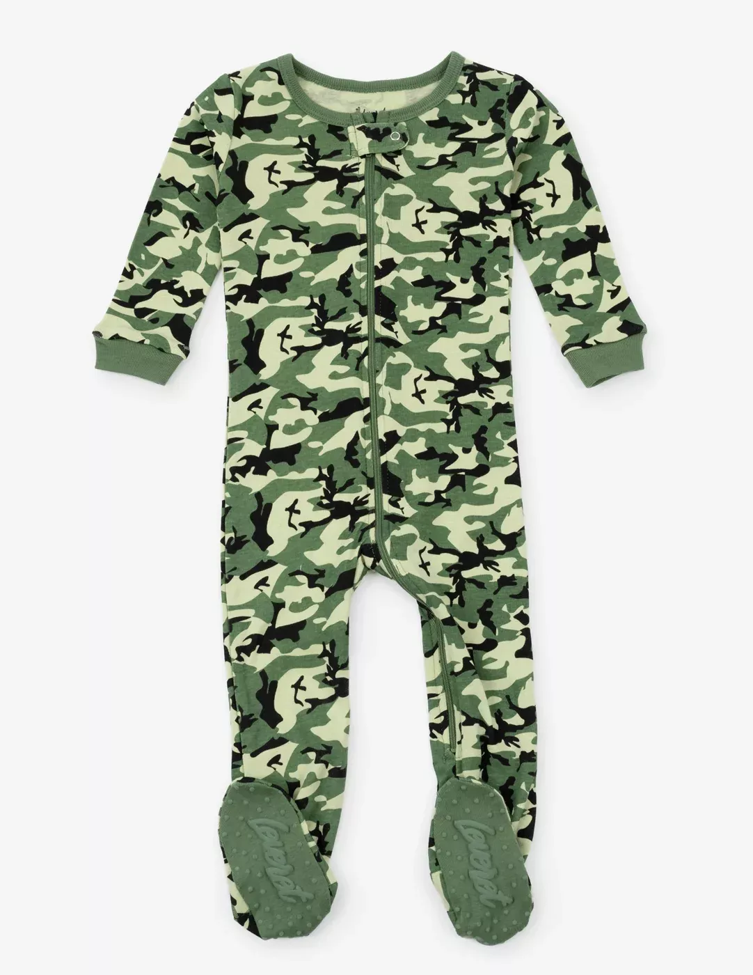 Baby Footed Boys Print Pajamas