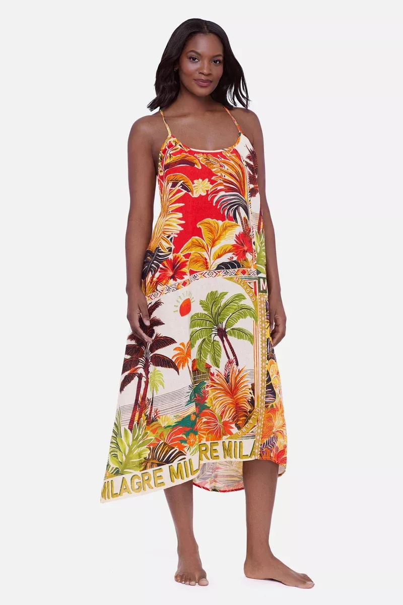 Beach Dress in Twin Palms