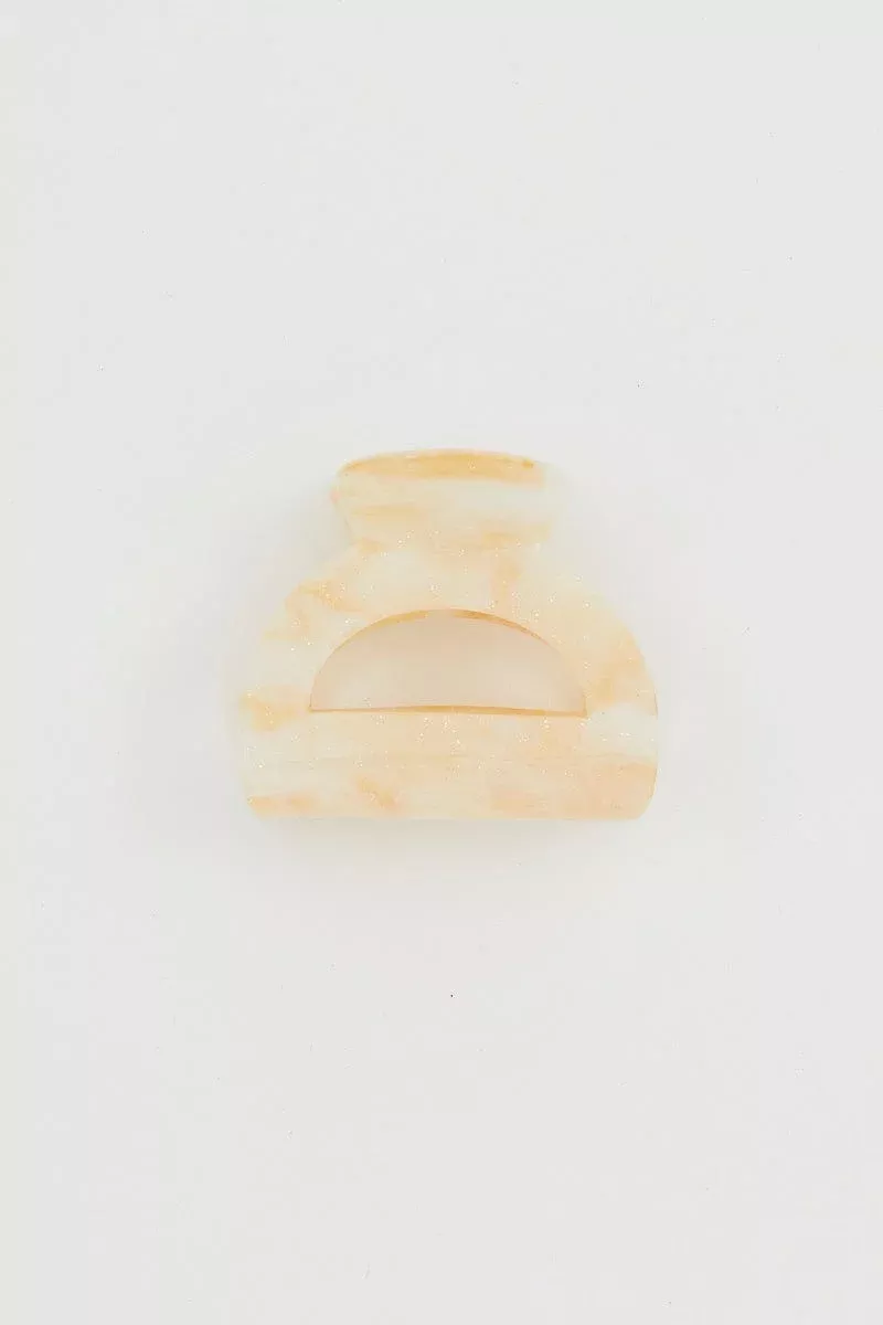 Beige Claw Clip