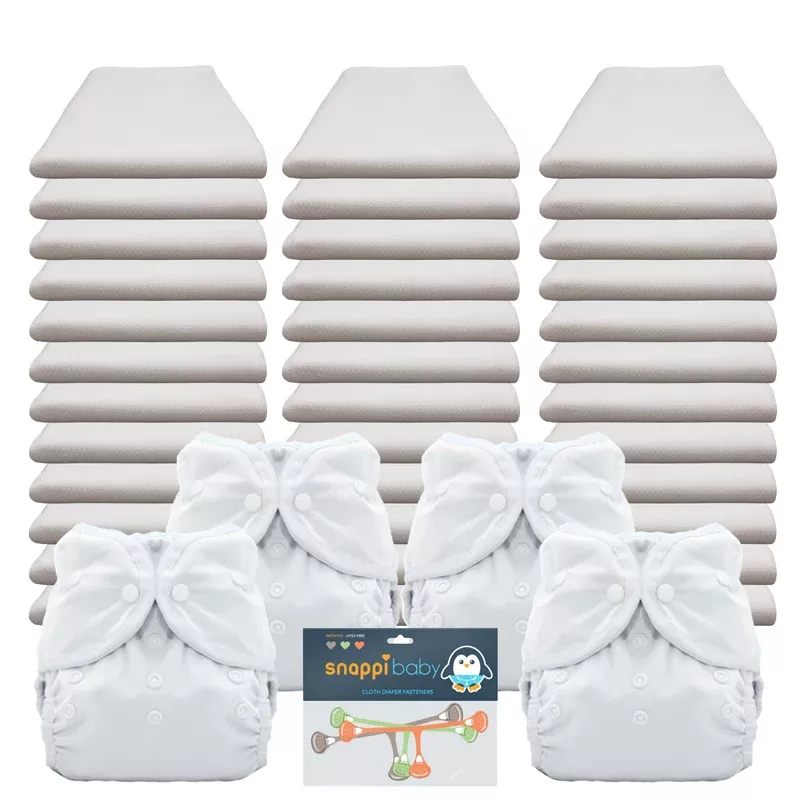 Bleached Flat Economy Packages with Thirsties Duo Covers
