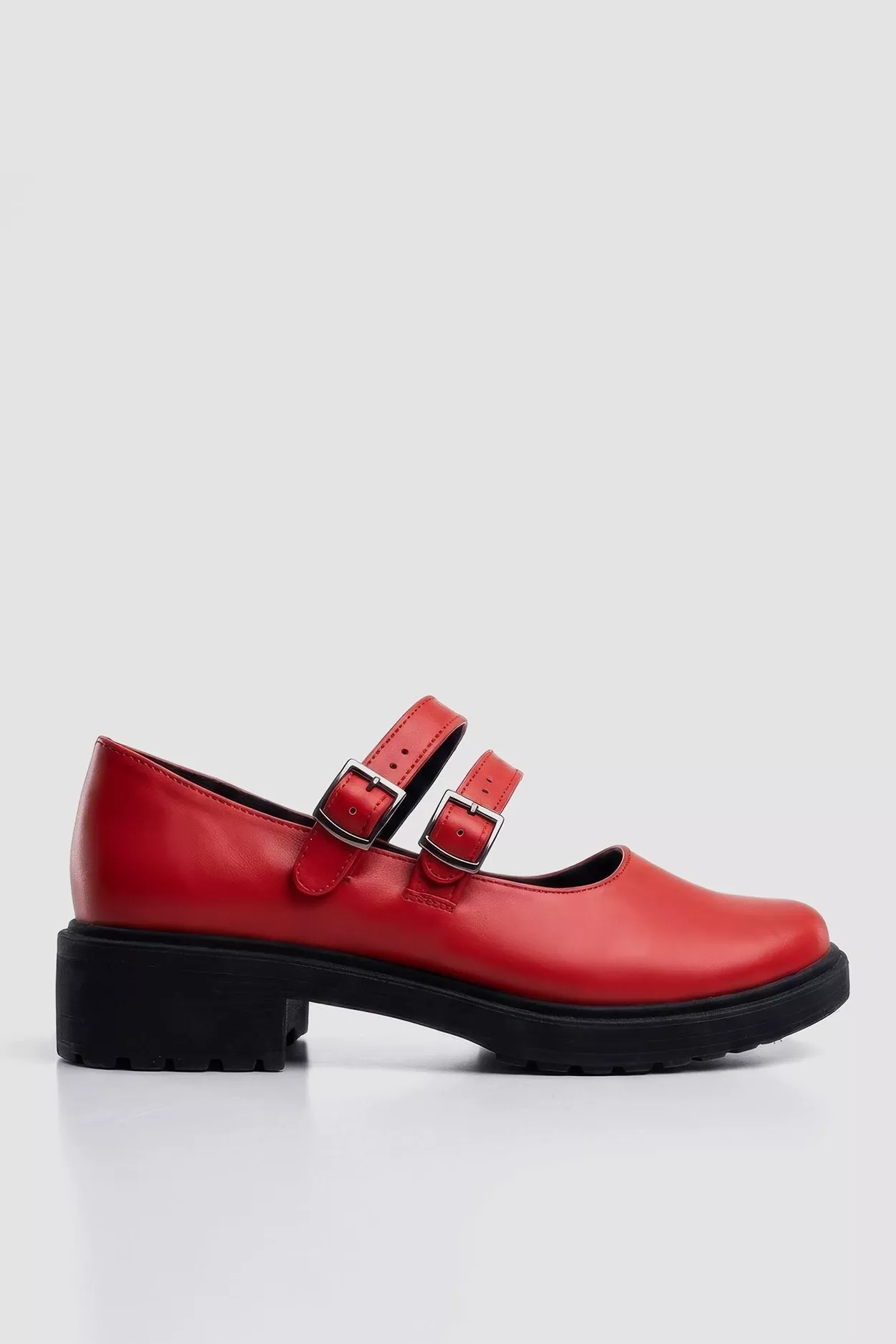 BOHEMA Ballerinas Mary Jane Twin Red