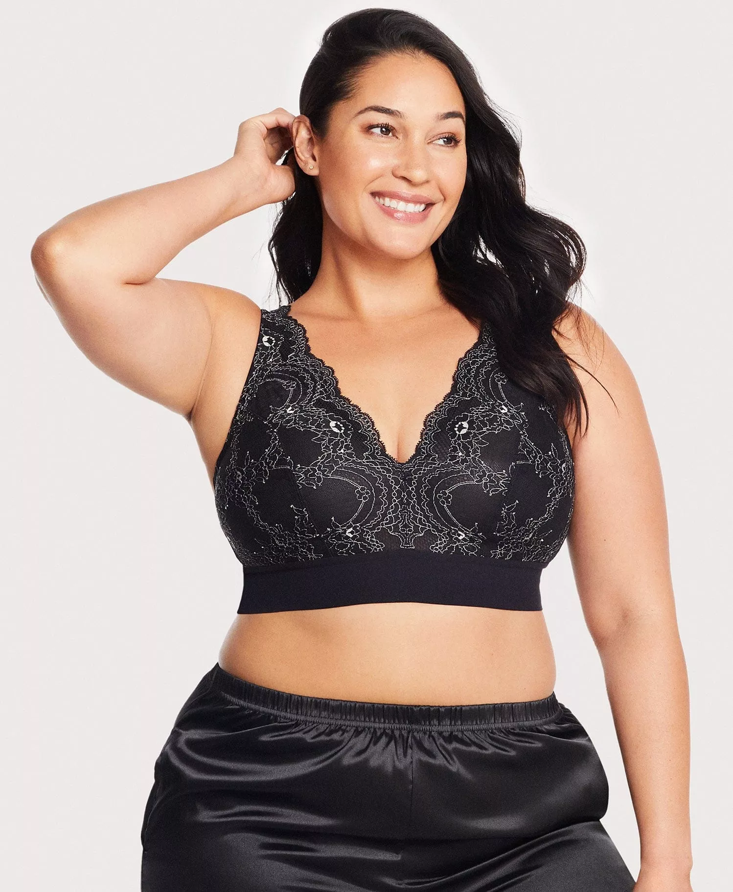 Bramour Lexington Plunge Lace Bralette