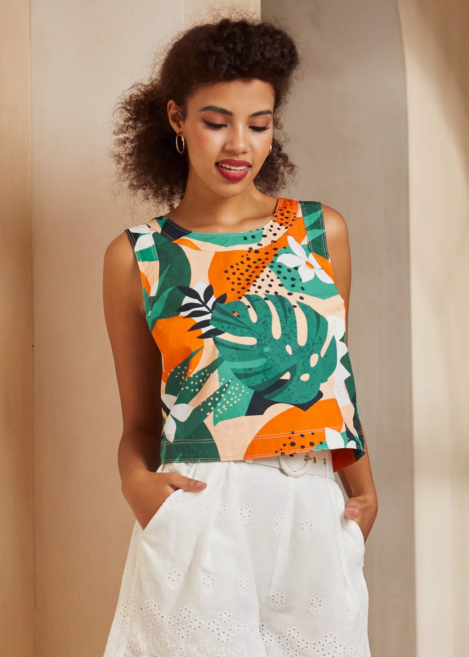 The Breezy Backdrop Top
