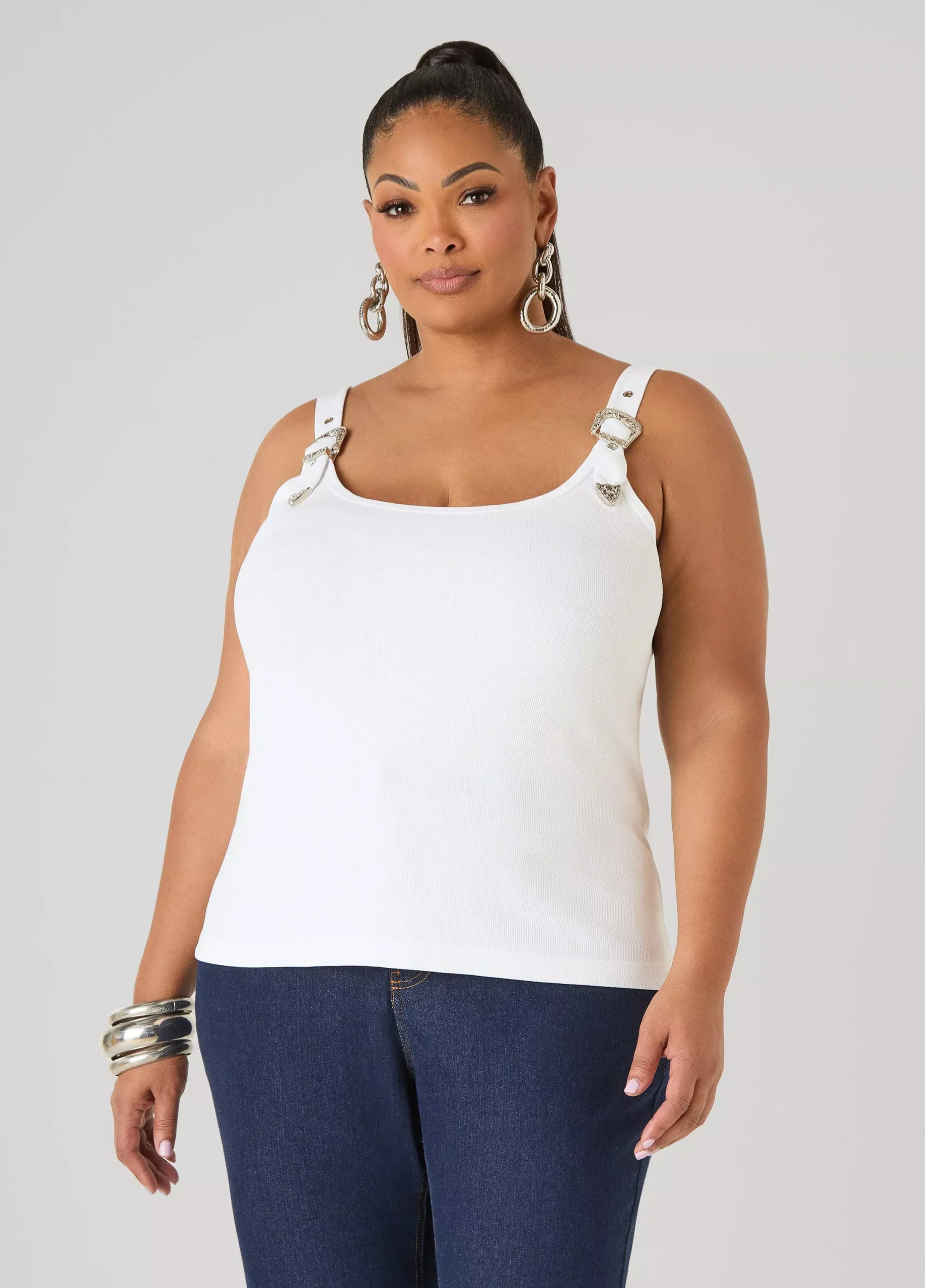 Buckle Strap Tank Top