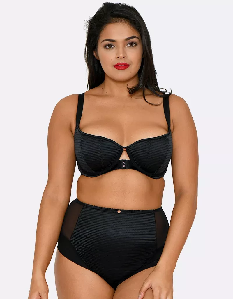 by Curvy Kate Brazen Half Cup Bra Black