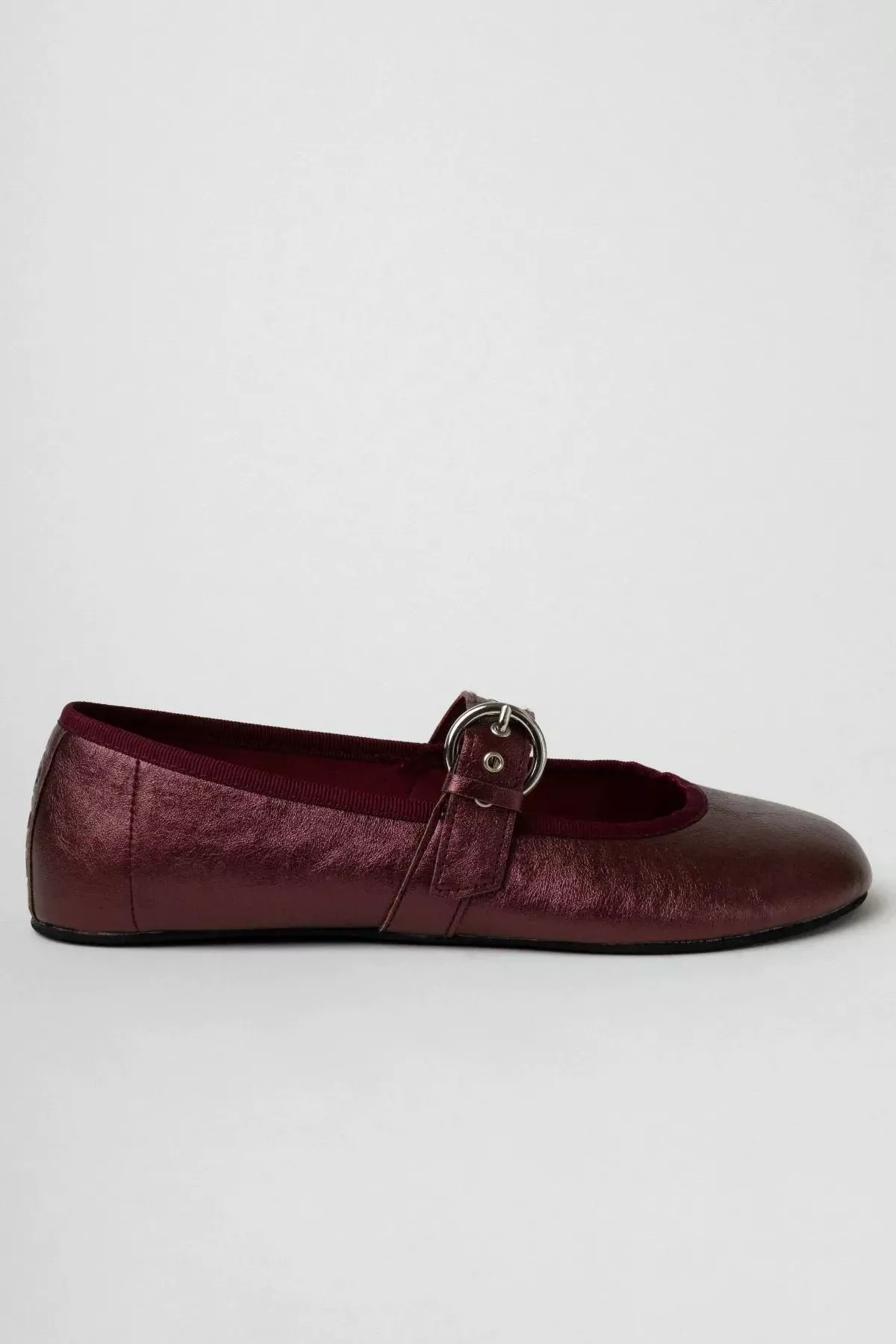 Clotsy Flats Fivela Burgundy
