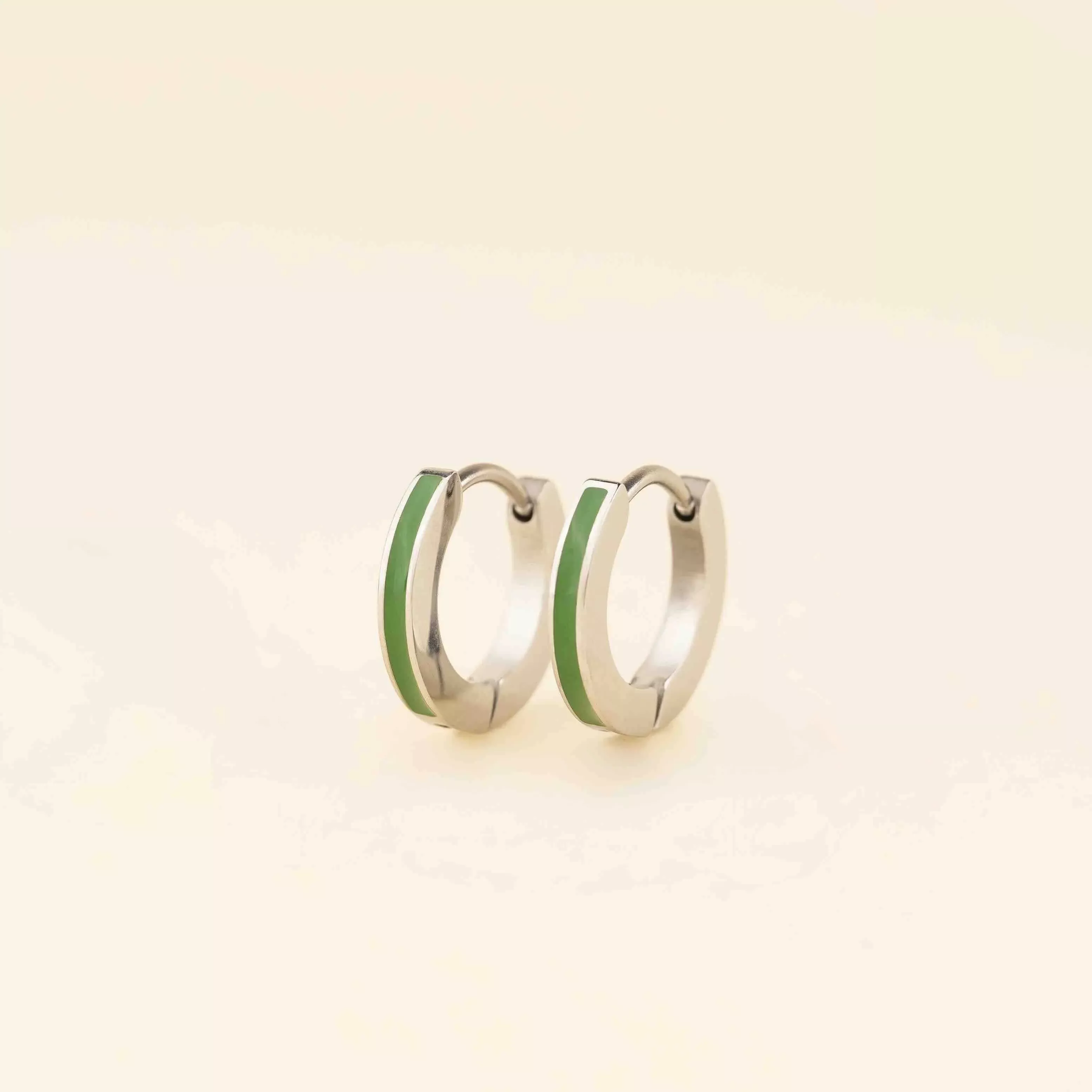 Color Huggie Hoop Earrings