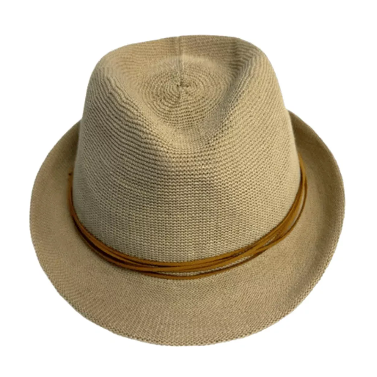 Cotton Fedora with Tie
