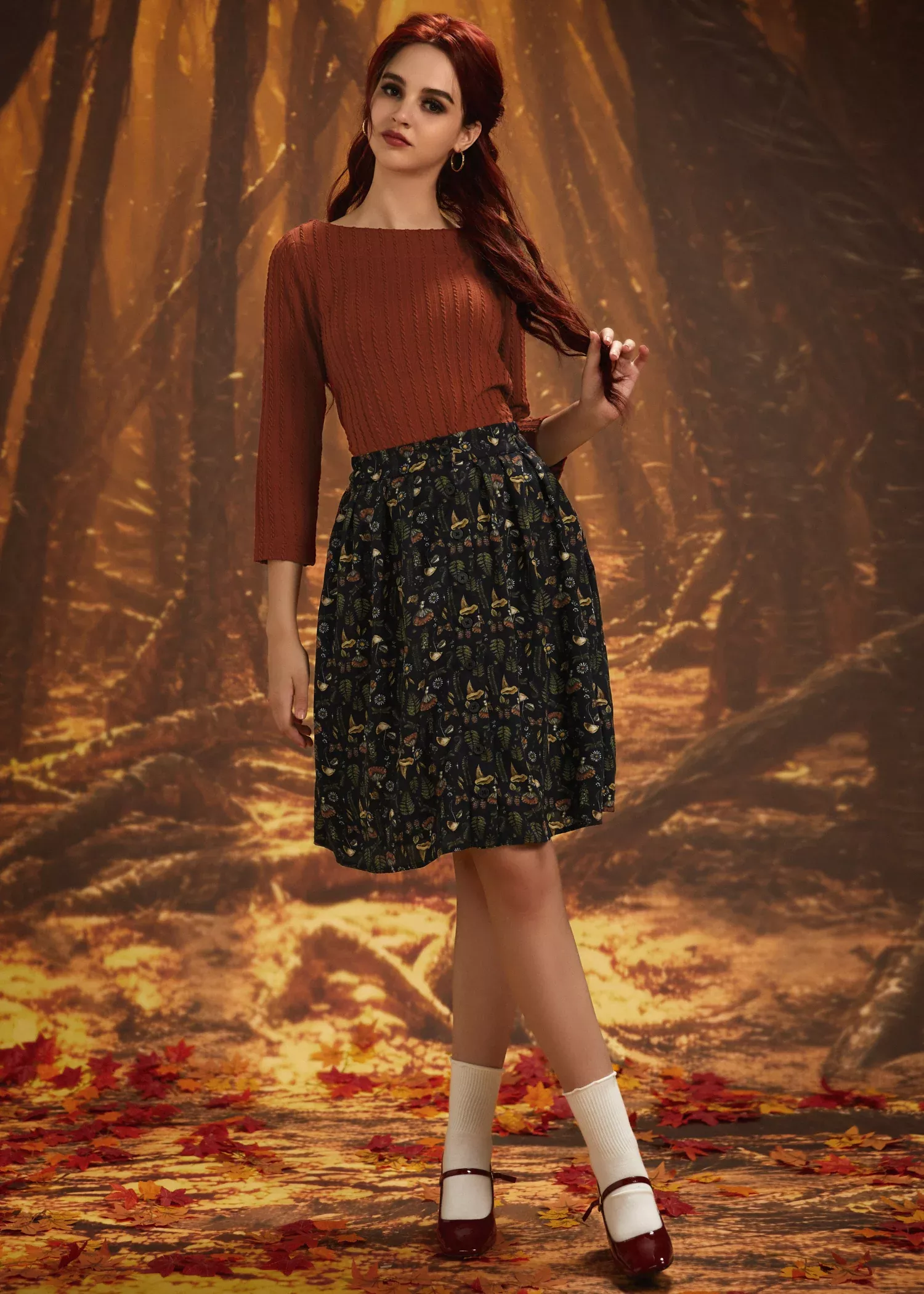 A Crisp Autumn Breeze Boatneck Top