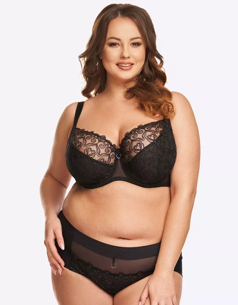 Daisy Balconette Bra Black