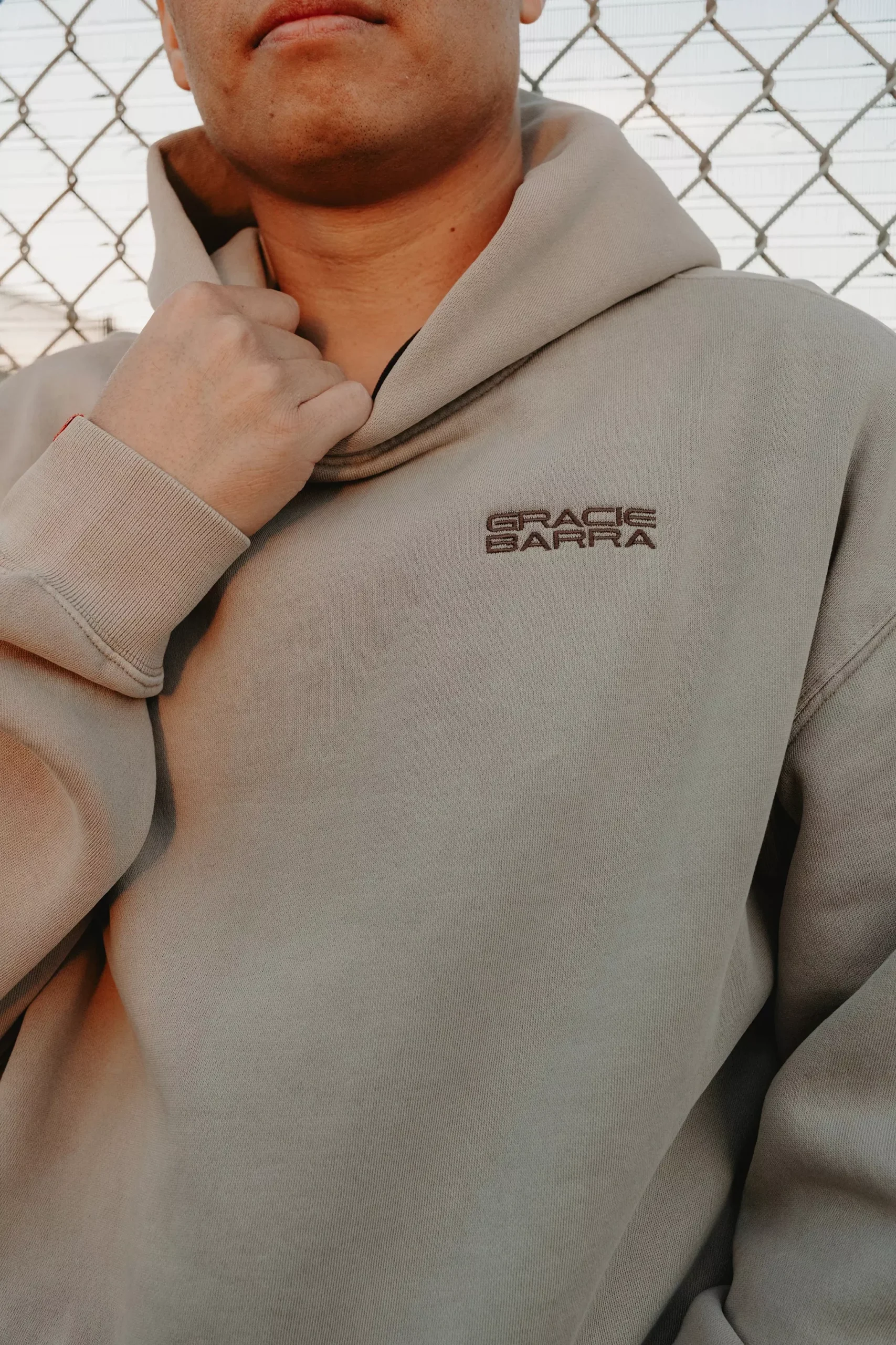 Emblem Hoodie - Sand