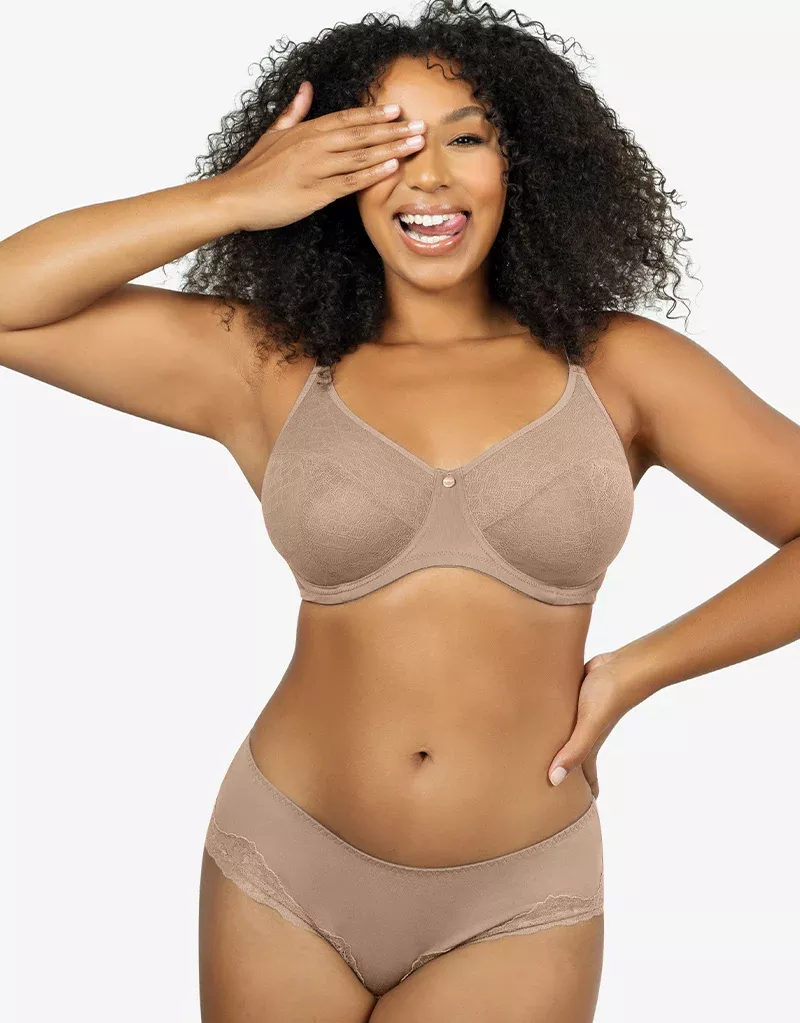 Enora Minimizer Full Cup Bra LatteBeige