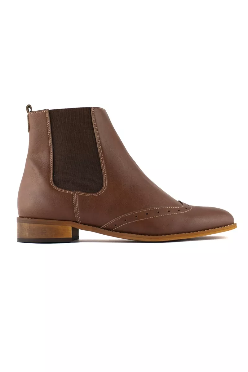 FAIRMA ETHICAL DESIGN Boots Pauli Nut Light Brown