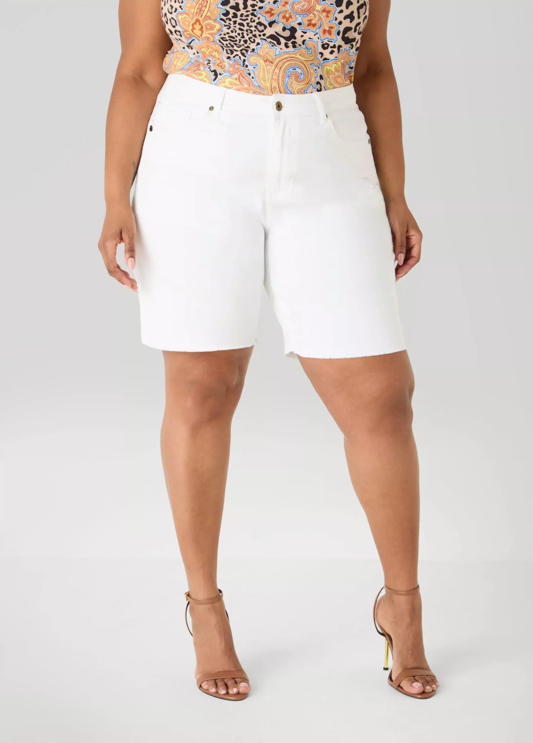 Fearless Distressed Denim Shorts