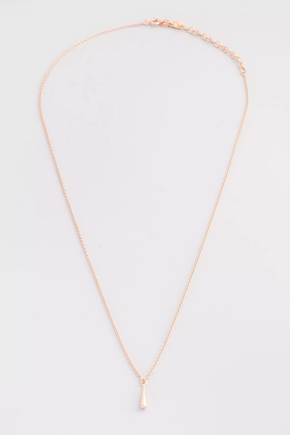 fejn Necklace Drop Rose Gold