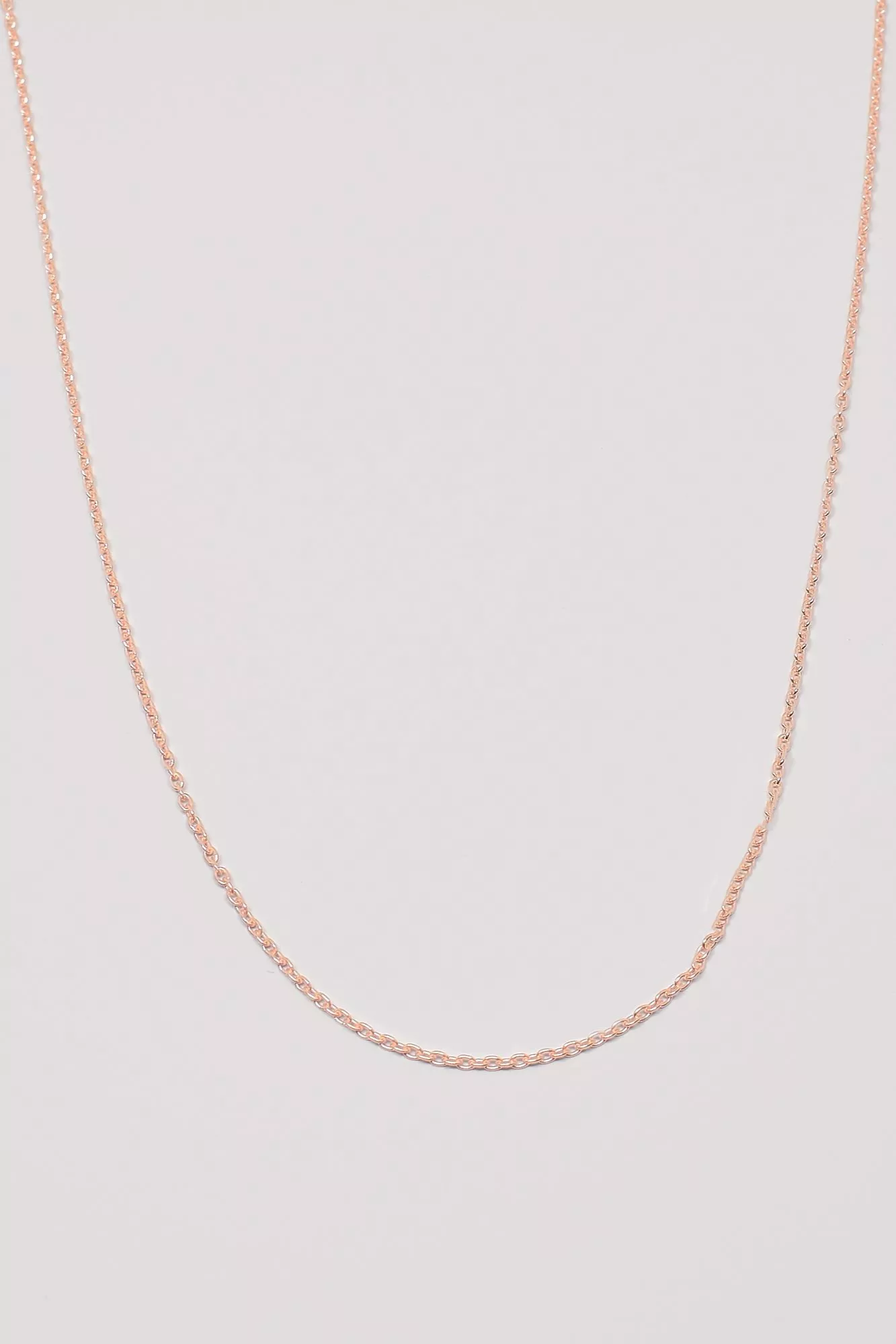 fejn Necklace Plain Rose Gold