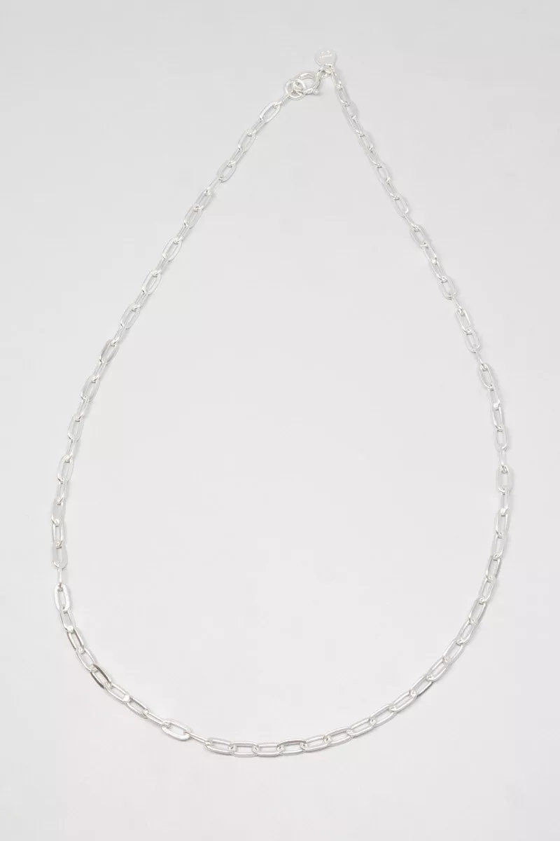 fejn Necklace Unisex Link Chain Silver