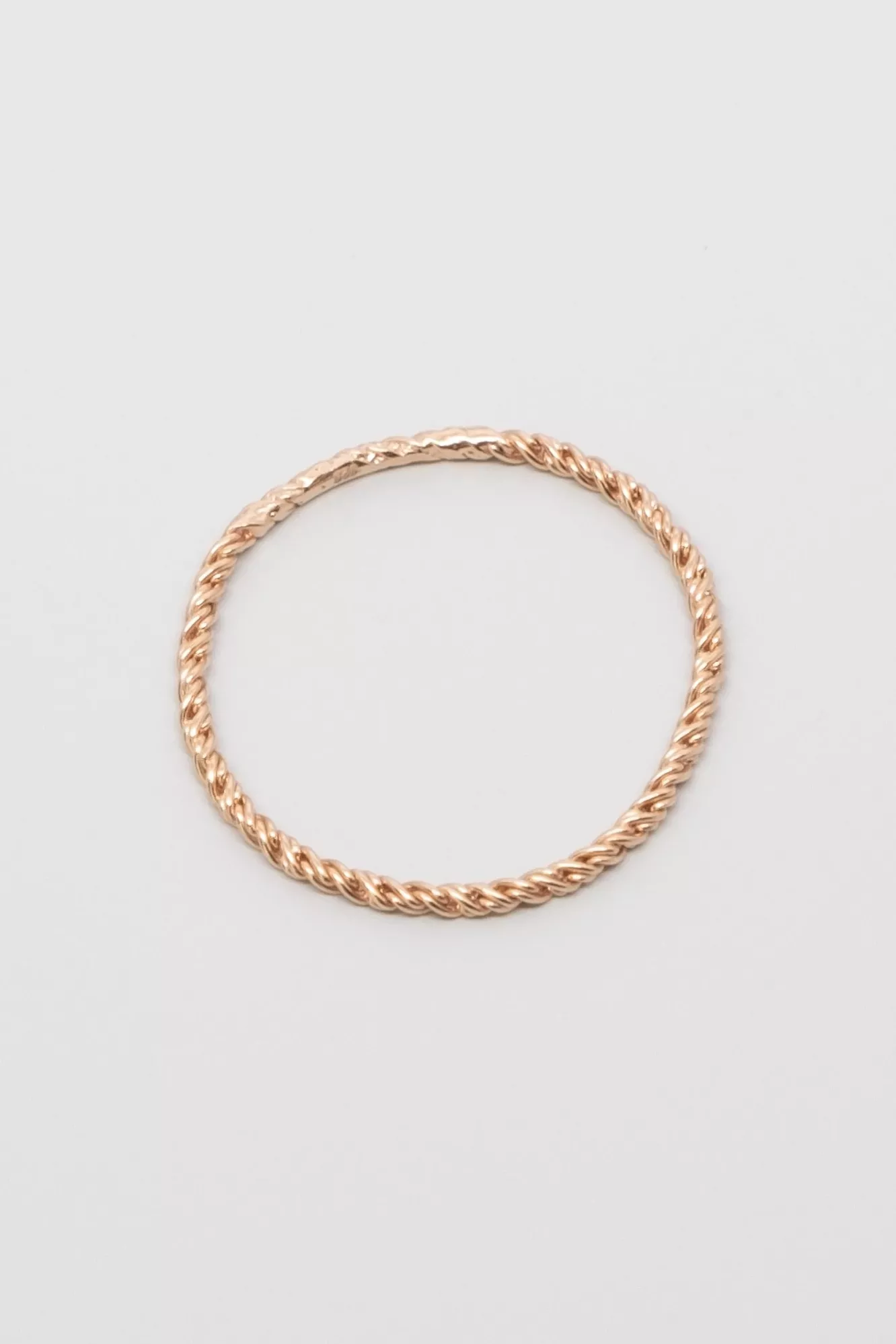 fejn Ring Tiny Chain Rose Gold