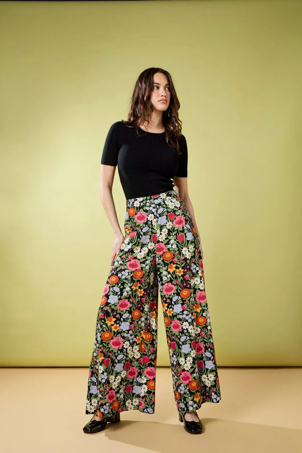 Floral Field Palazzo Pant