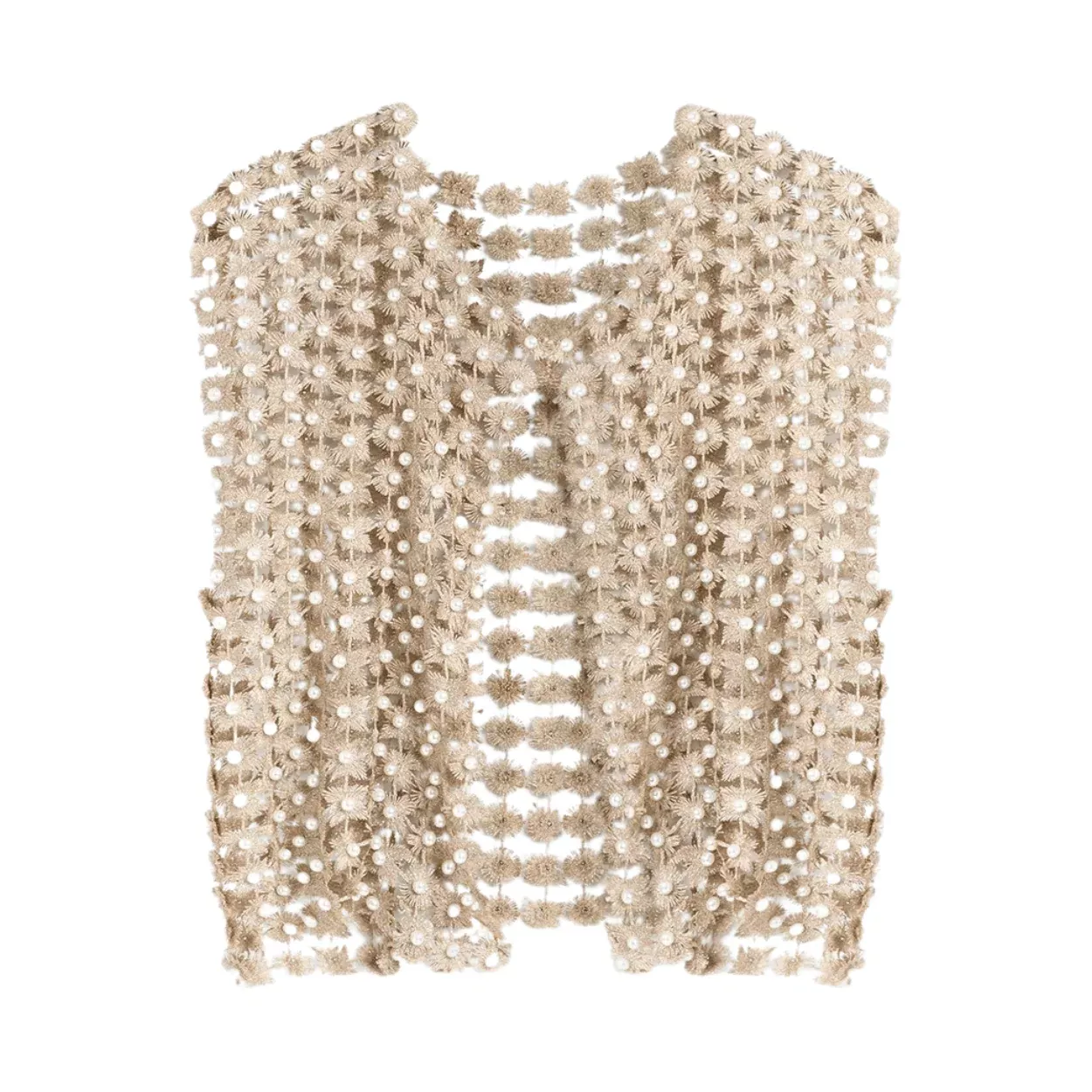 Floral Shell Pearl Capelet