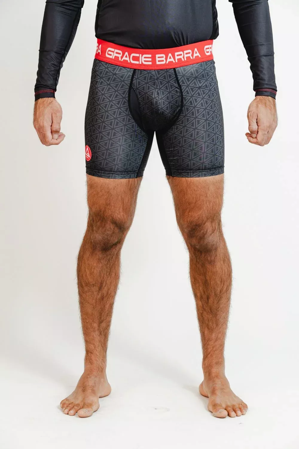 GB Mens 6" Equipe Compression Shorts Multipack - Black