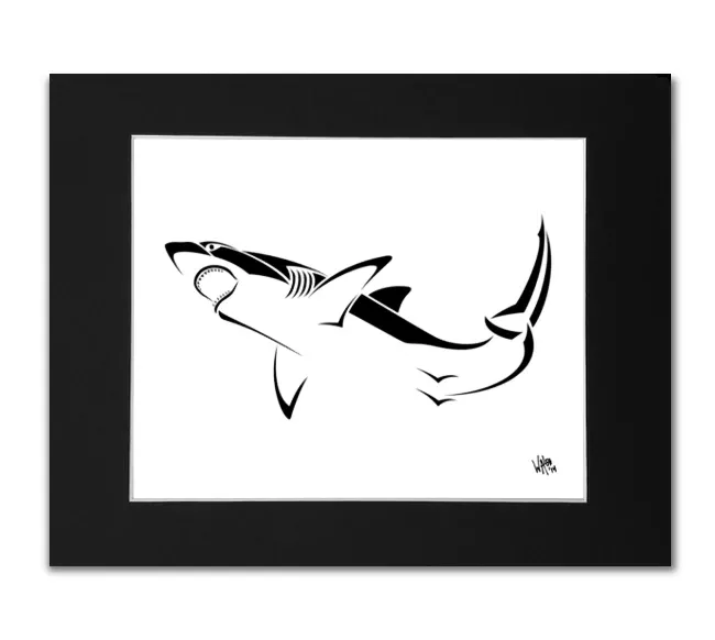 Great White Shark Art Print