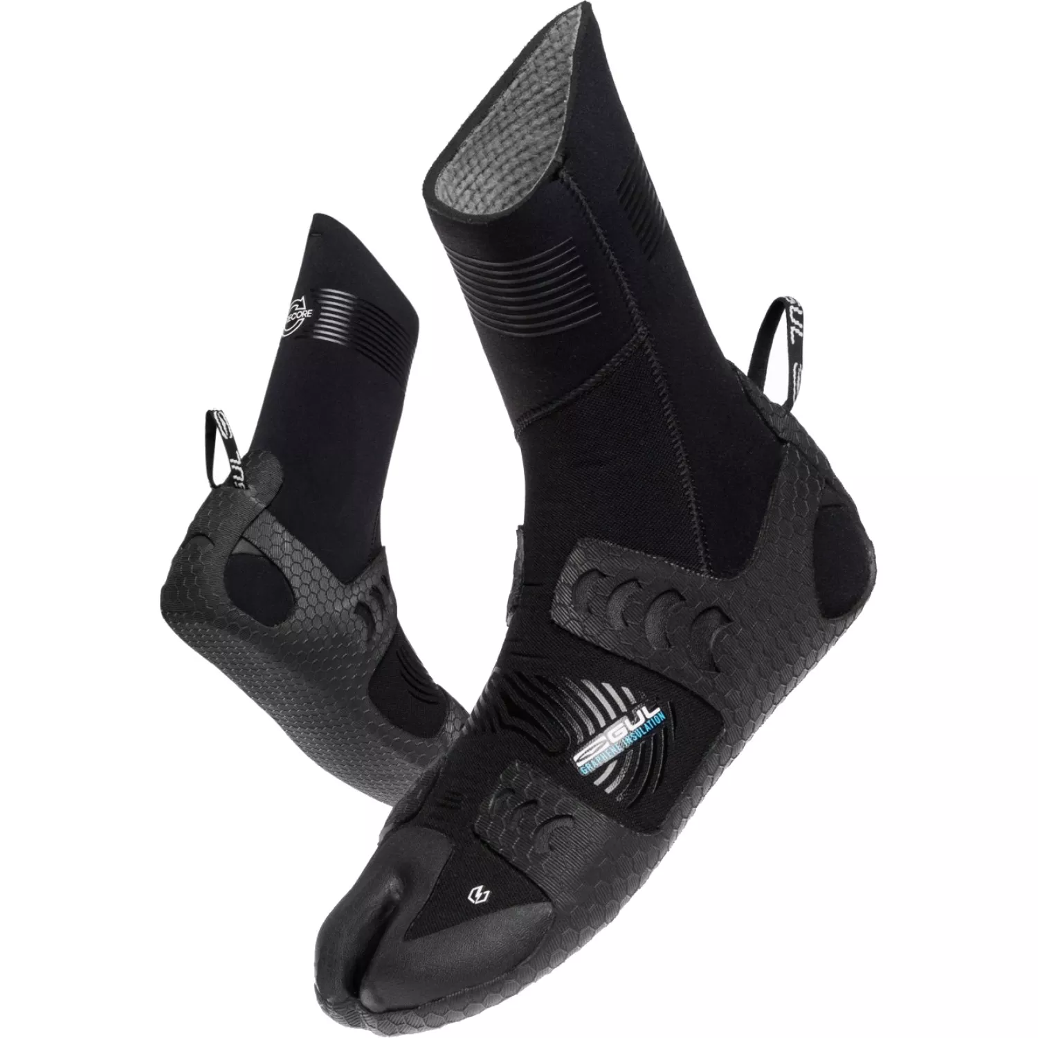 Gul Flexor 654 Yulex Split Toe Wetsuit Boots- Black