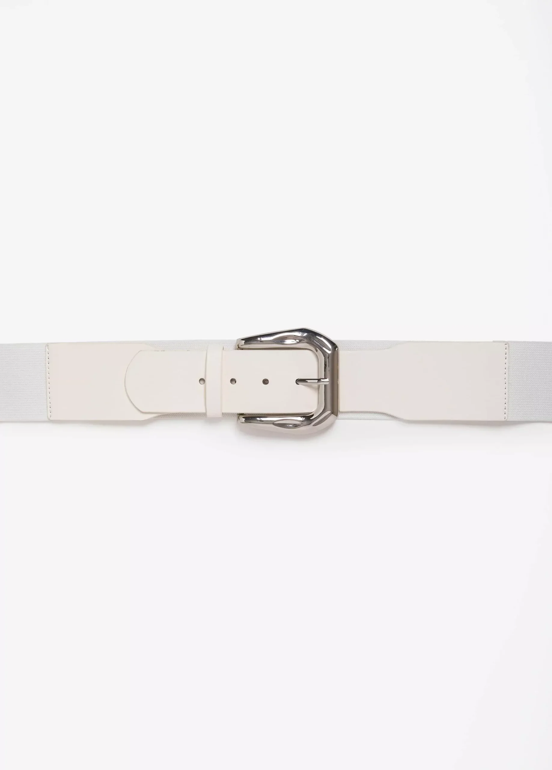 Hammered Buckle Stretch Belt