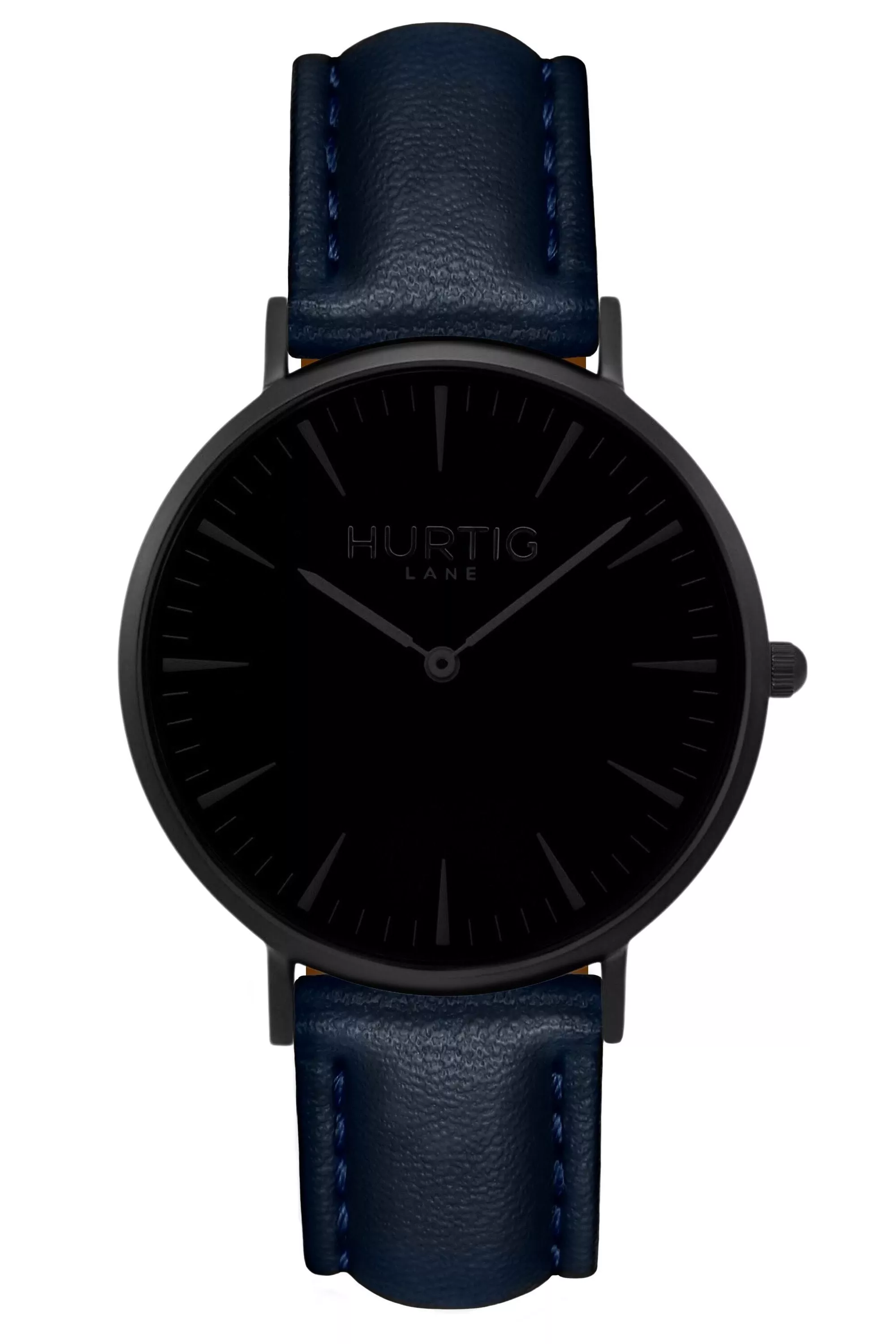 Hurtig Lane Mykonos Watch All Black & Midnight Blue