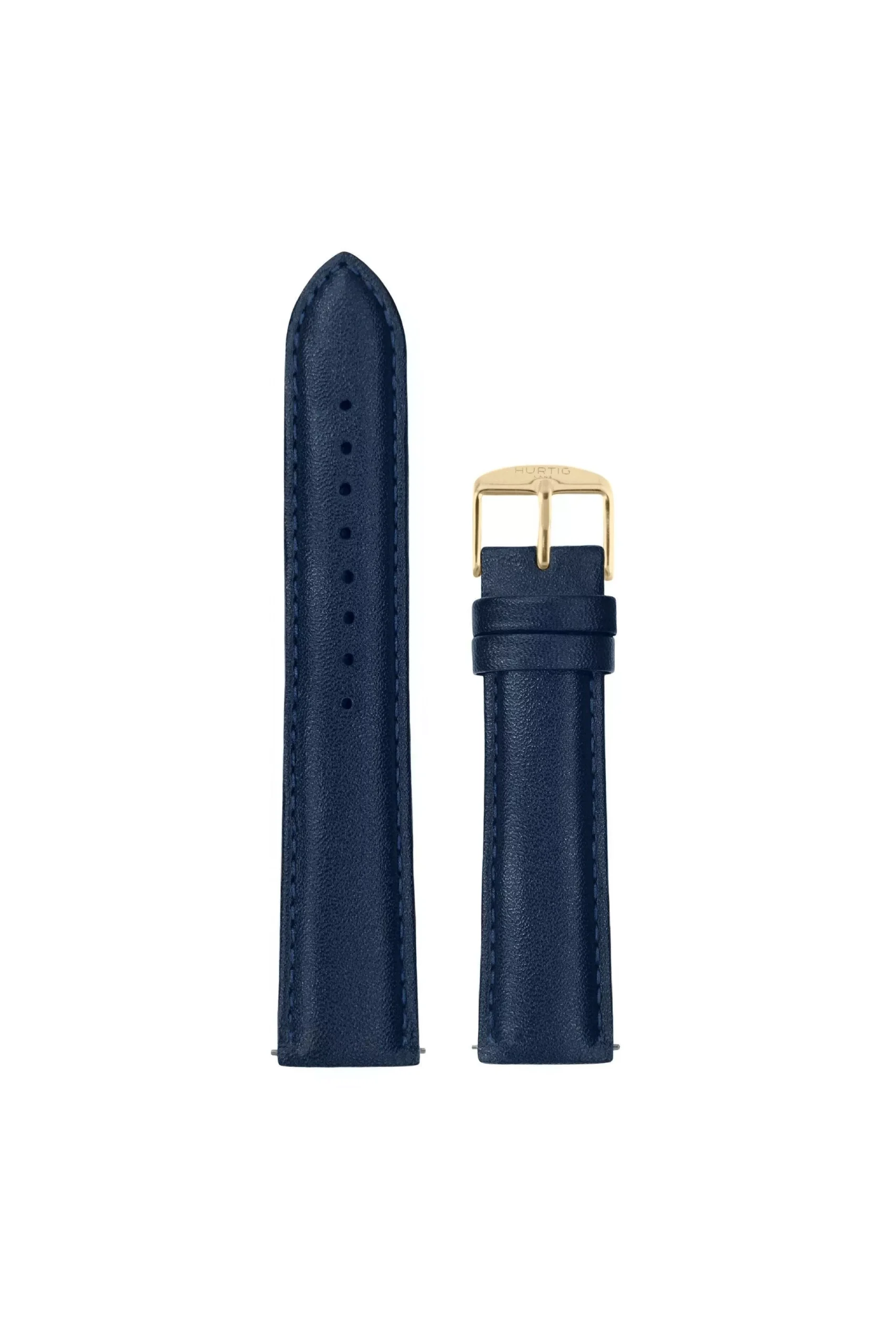 Hurtig Lane Watch Strap Midnight Blue & Gold