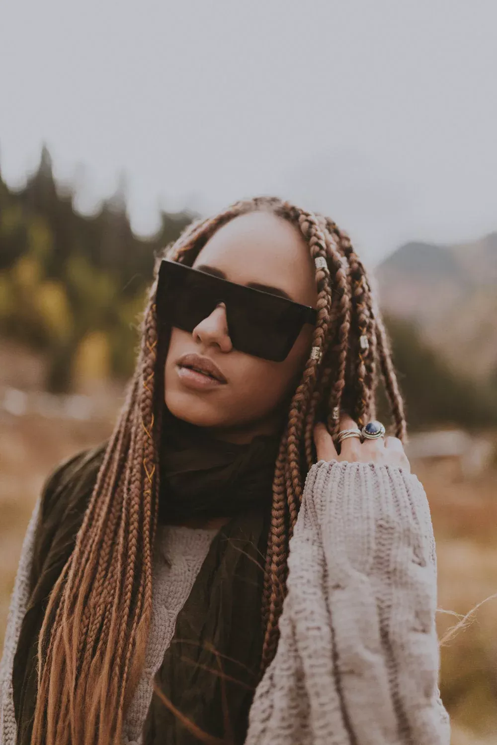 IMPULSE Oversized Sunglasses