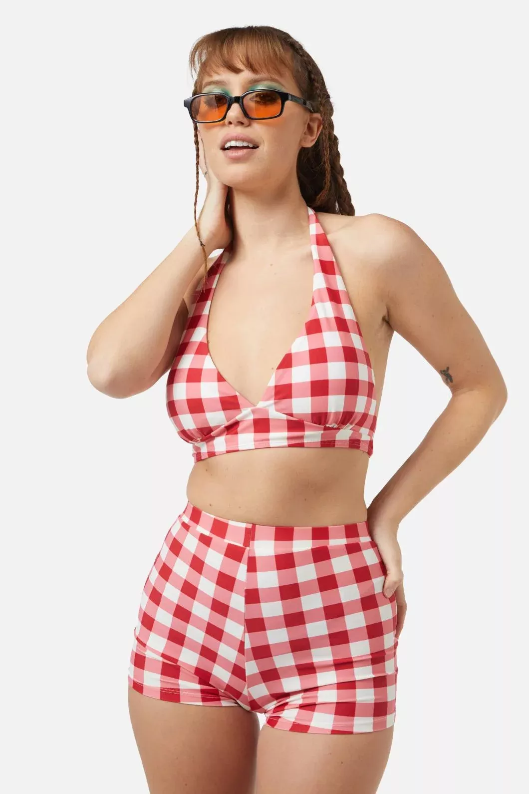 Jam Gingham Bikini Top