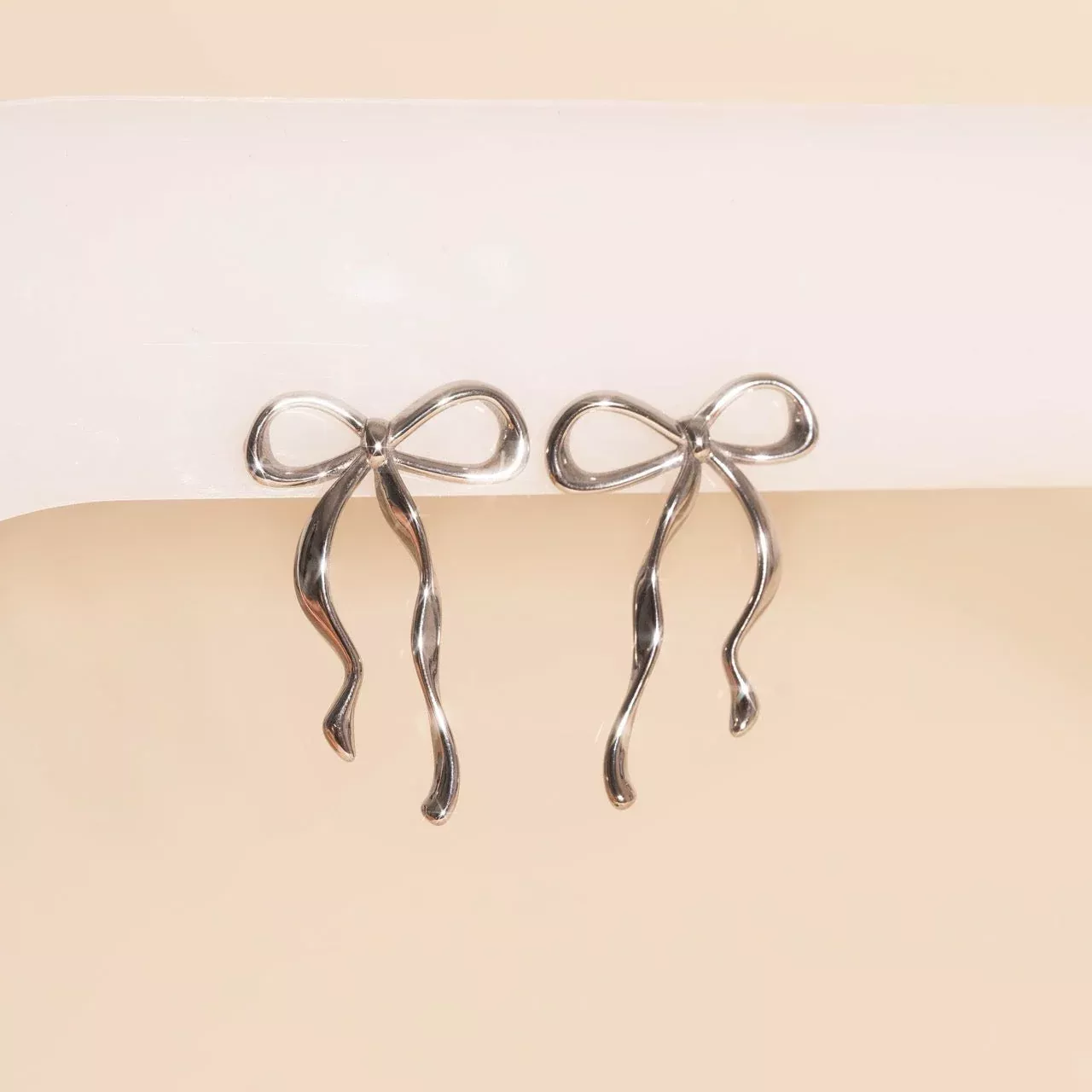 Jumbo Bow Stud Earrings