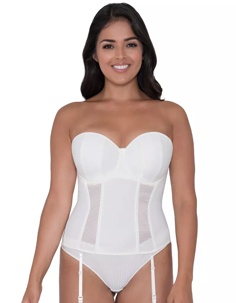 Luxe Strapless Basque IvoryCream