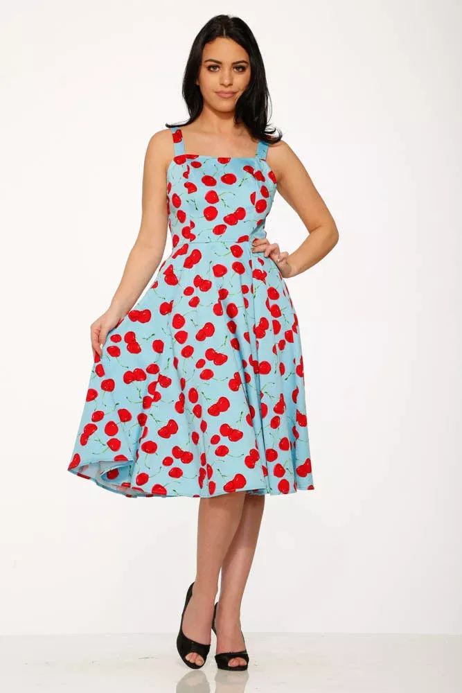 Martina Cherry Swing Dress
