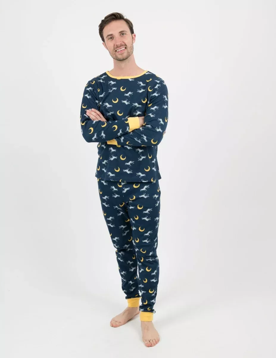 Men's Wild Animals Cotton Pajamas