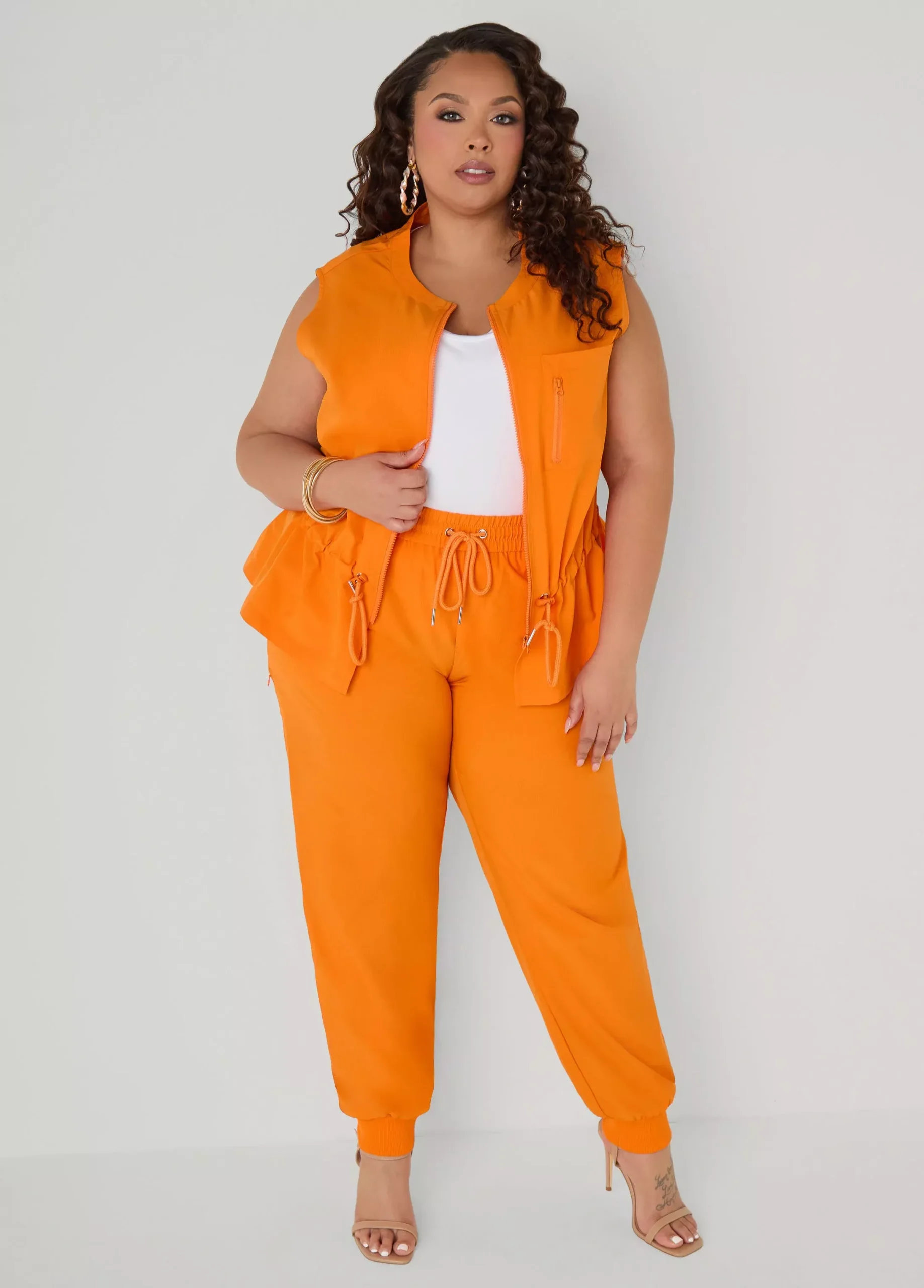 Mid Rise Drawstring Joggers