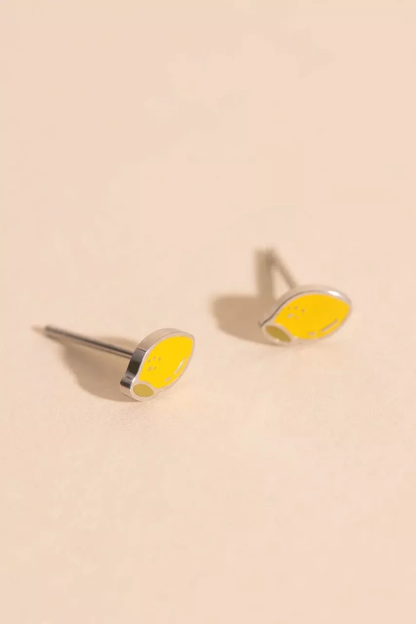 Mini Lemon Stud Earrings