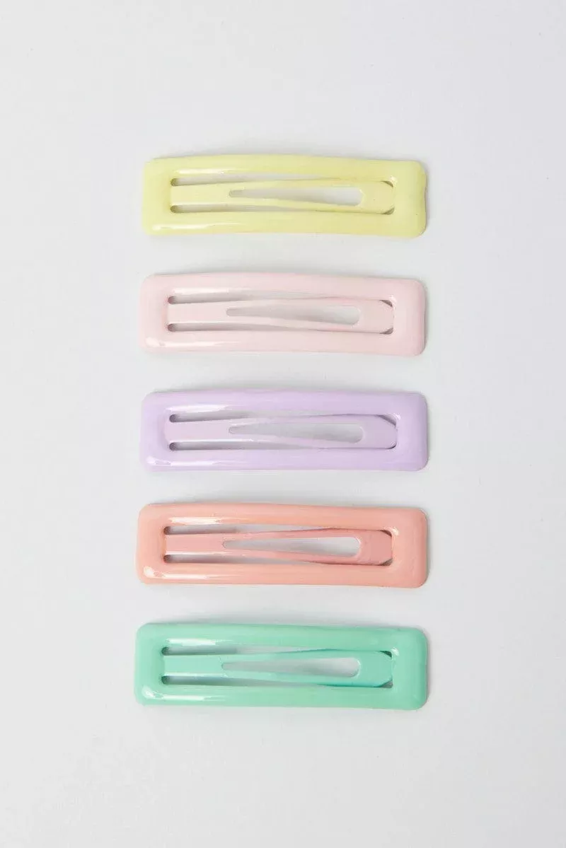 Multi 5 Pack Hair Clips