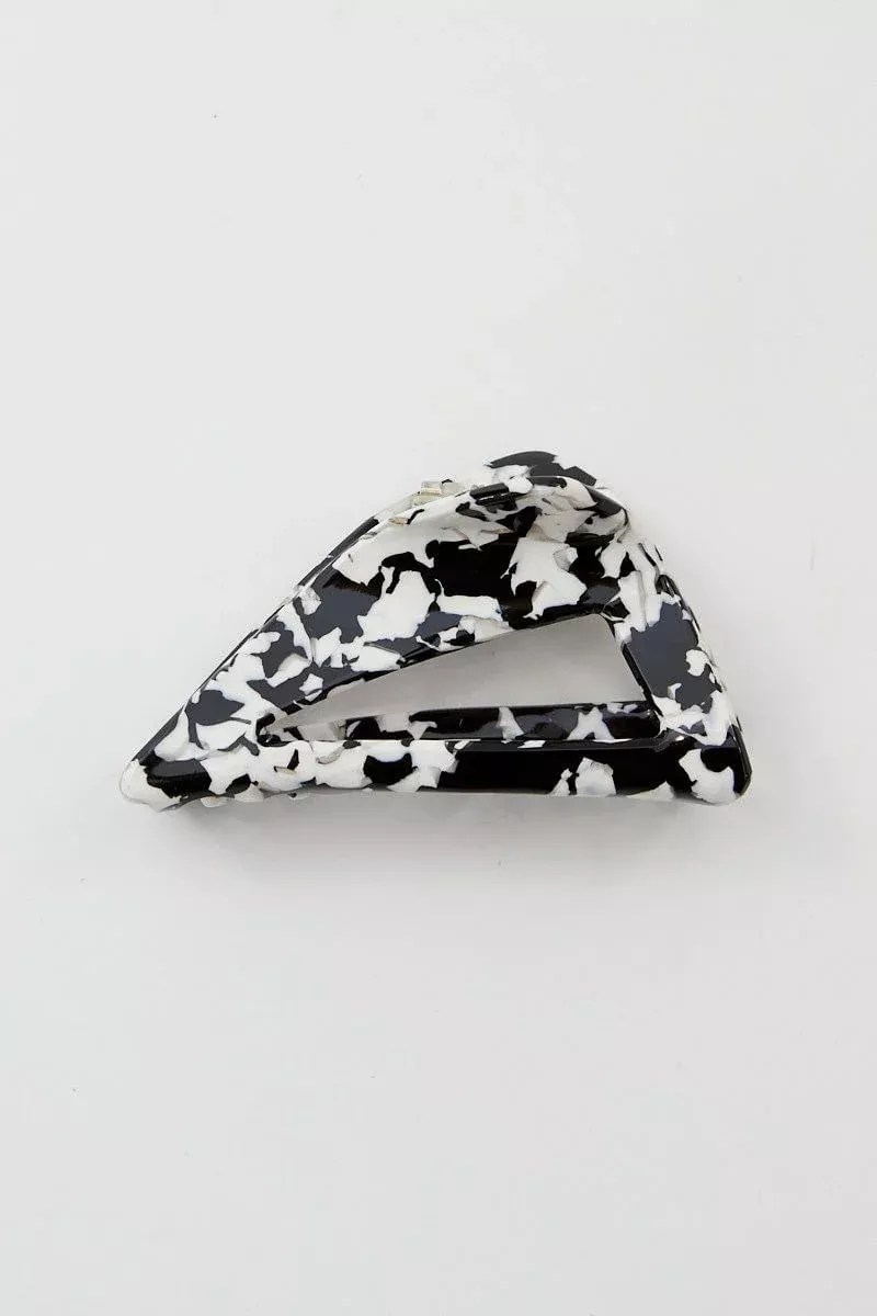 Multi Colour Triangle Claw Clip