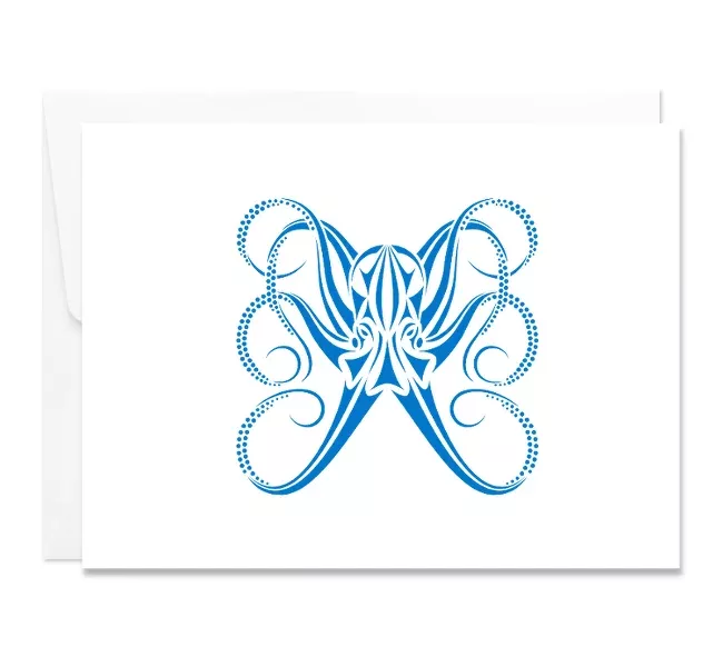 Octopus Note Cards (Set of 10)
