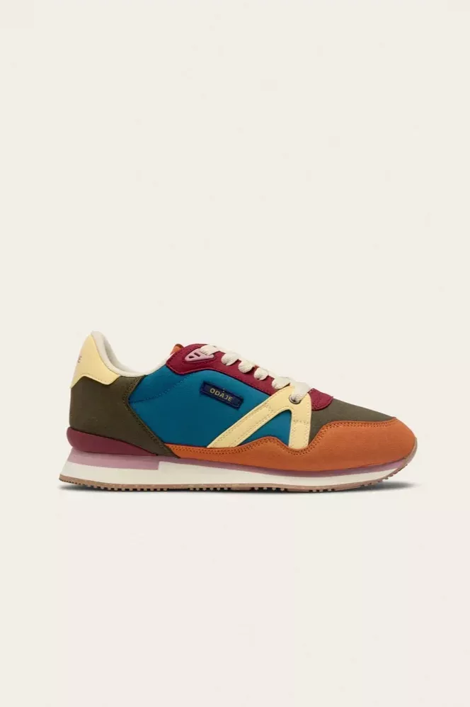Odaje Sneakers Andrée Burgundy/Khaki/Brick