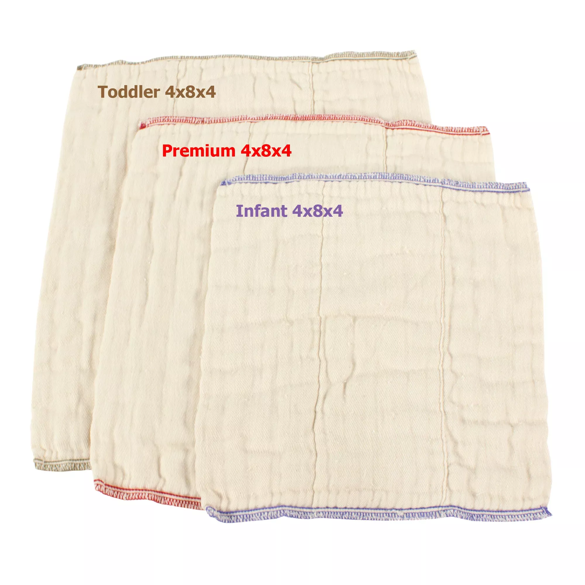 OsoCozy Better Fit Prefold Cloth Diapers (dozen)