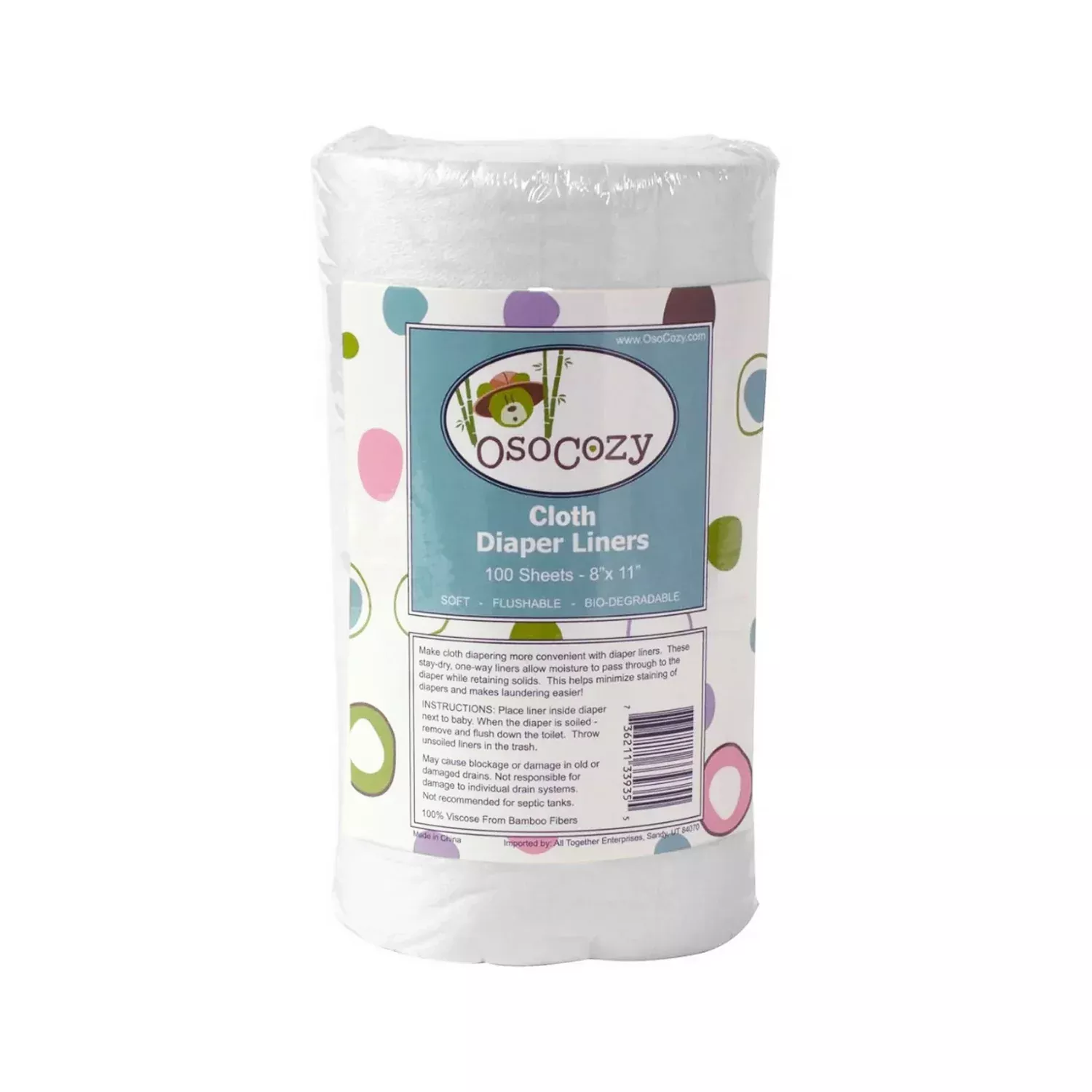 OsoCozy Flushable Diaper Liners