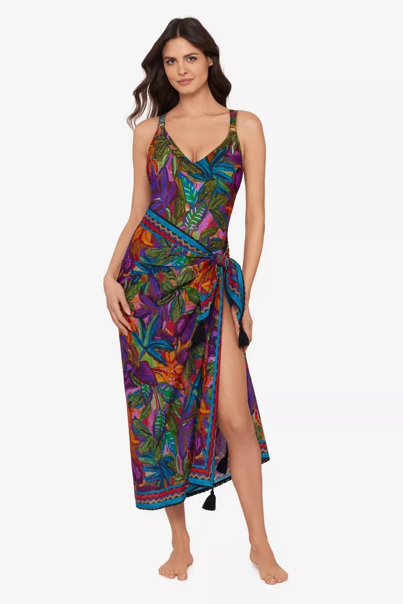 Pareo Cover Up in Cactus Flower