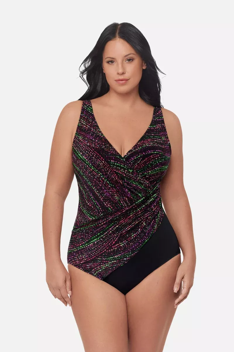 Plus Size Oceanus One Piece in Light Show