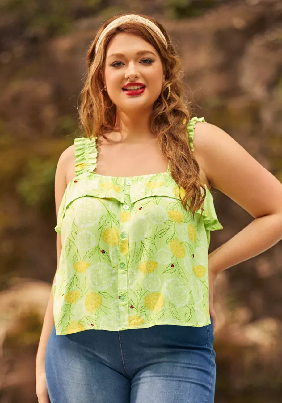 Radiant Ruffle Top (Final Sale)